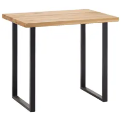 Bartisch in Holz, Metall 120/80/95 cm