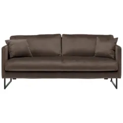 2,5-Sitzer in Samt Braun