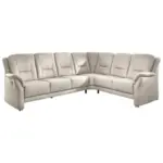 XXXLutz Lauterach - Ihr M&ouml;belhaus bei Bregenz Ecksofa in Mikrofaser Creme 275/223 cm