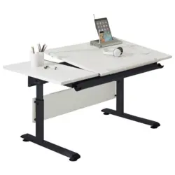 Jugendschreibtisch 130/70/53-79 cm h&ouml;henverstellbar