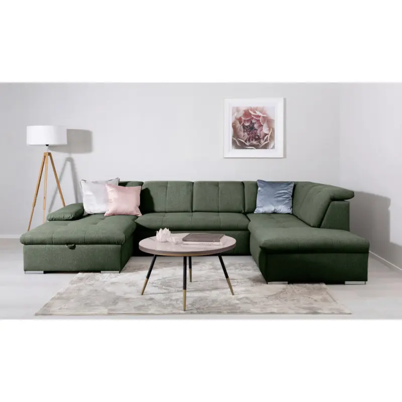 Wohnlandschaft Ramzes in Gr&uuml;n