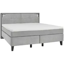 Boxspringbett 180/200 cm in Taupe