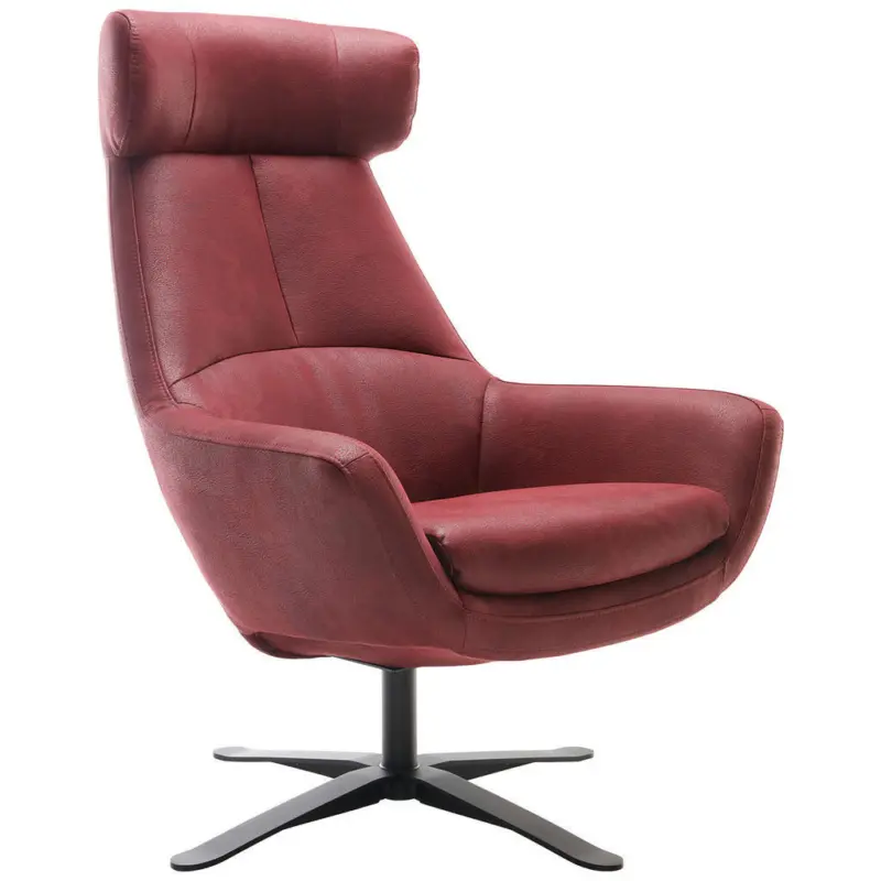 Sessel in Mikrofaser Rot