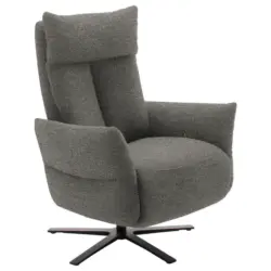 Fernsehsessel in Chenille Greige