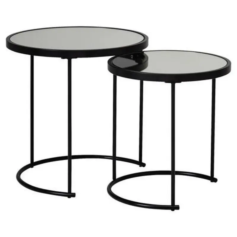 Satztisch in Glas 50/50/50,5 cm