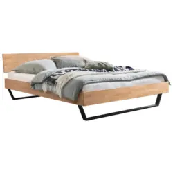 Bett 140/200 cm in Eichefarben