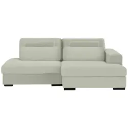 Ecksofa in Chenille Greige