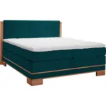 XXXLutz Lauterach - Ihr M&ouml;belhaus bei Bregenz Boxspringbett 140/200 cm in Buchefarben, Petrol