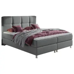 Boxbett 160/200 cm in Grau