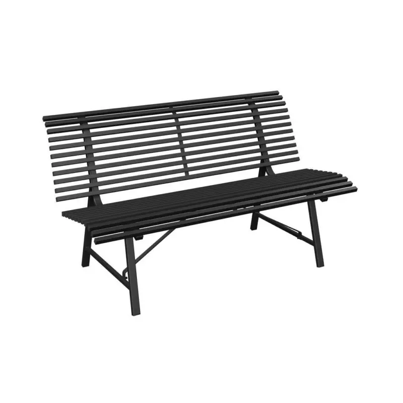 Gartenbank 150/81/70 cm in Anthrazit