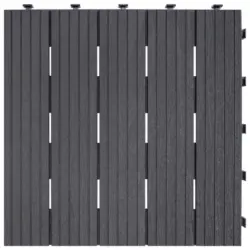 Terrassenfliese Steel Grey 30X30Cm 6-Er SET