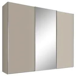 Schwebet&uuml;renschrank in Sandfarben