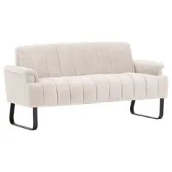 Sitzbank in Textil Beige