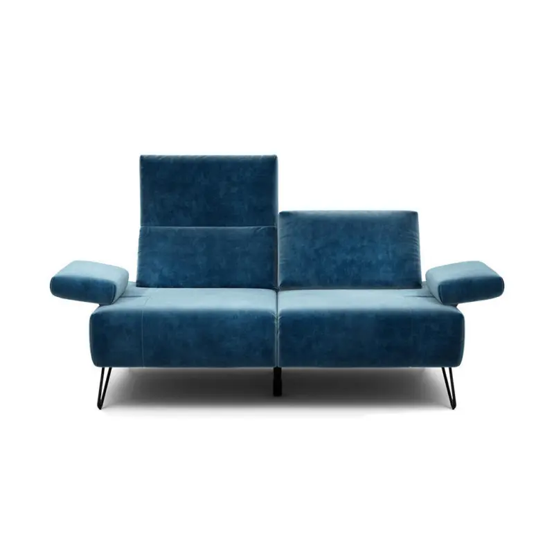 2-Sitzer-Sofa Cosy in Samt Blau