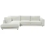 XXXLutz Lauterach - Ihr M&ouml;belhaus bei Bregenz Ecksofa in Cord Hellgrau 224/325 cm