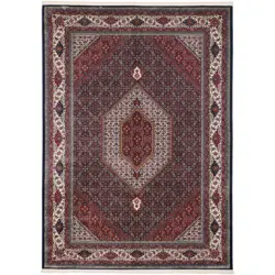 Webteppich 80/150 cm Mithras Bidjar Blau