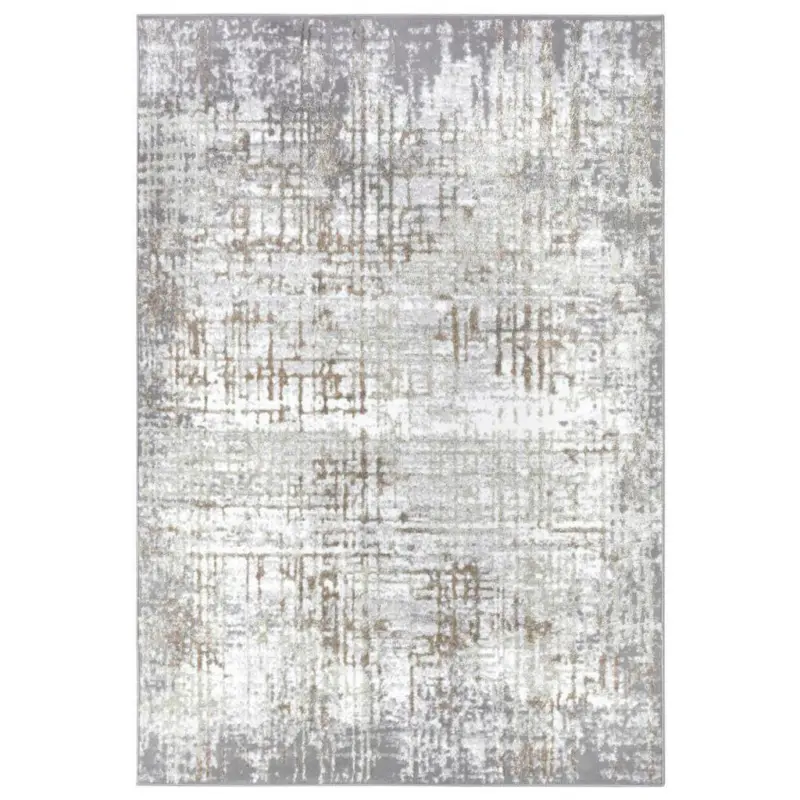 Vintage-Teppich 120/170 cm Shine Creme, Grau