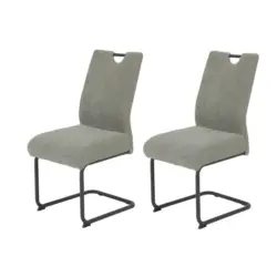 Schwingstuhl-Set 2 St&uuml;ck Typenauswahl, mit Griff, abwischbar Cord