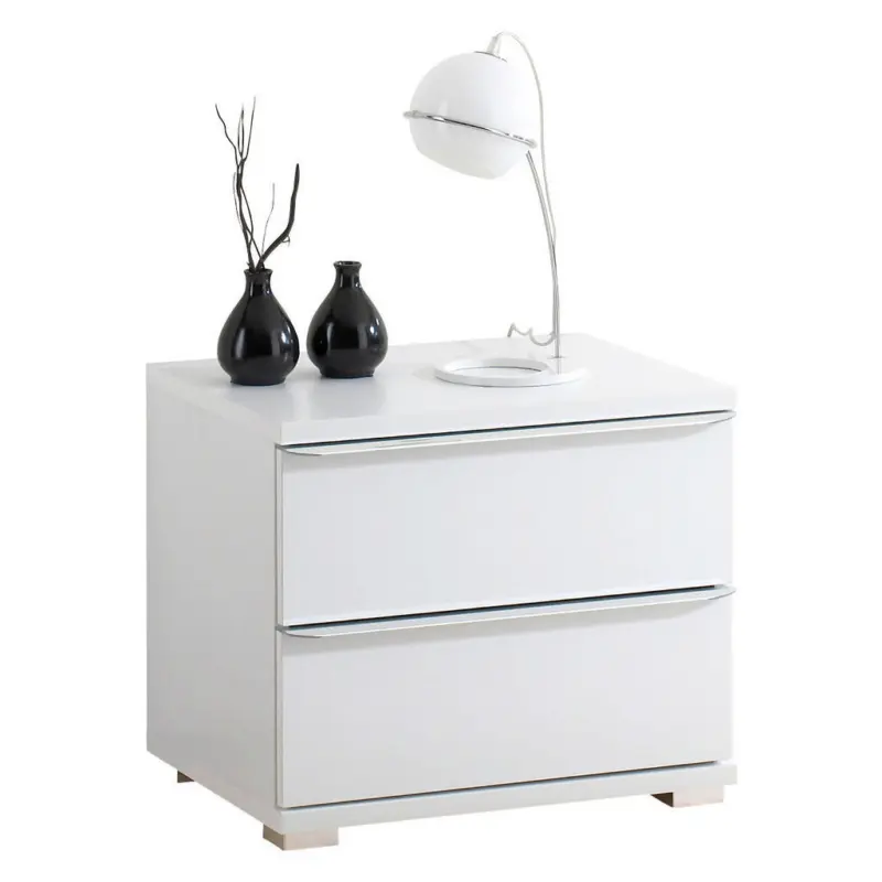 Nachtk&auml;stchen 51/44/40 cm in Wei&szlig;