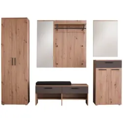Garderobe 7-teilig in 260/200/38 cm