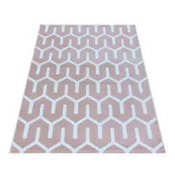 Webteppich 200/290 cm Costa 3524 Pink Pink