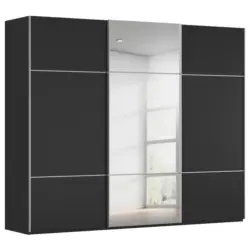 Schwebet&uuml;renschrank in Schwarz