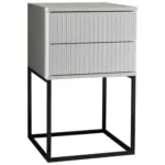 XXXLutz Lauterach - Ihr M&ouml;belhaus bei Bregenz Nachtk&auml;stchen 40/65/38,5 cm in Schwarz, Wei&szlig;