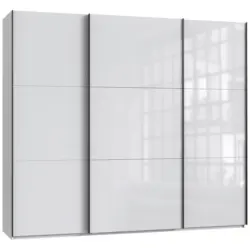 Schwebet&uuml;renschrank in Wei&szlig;