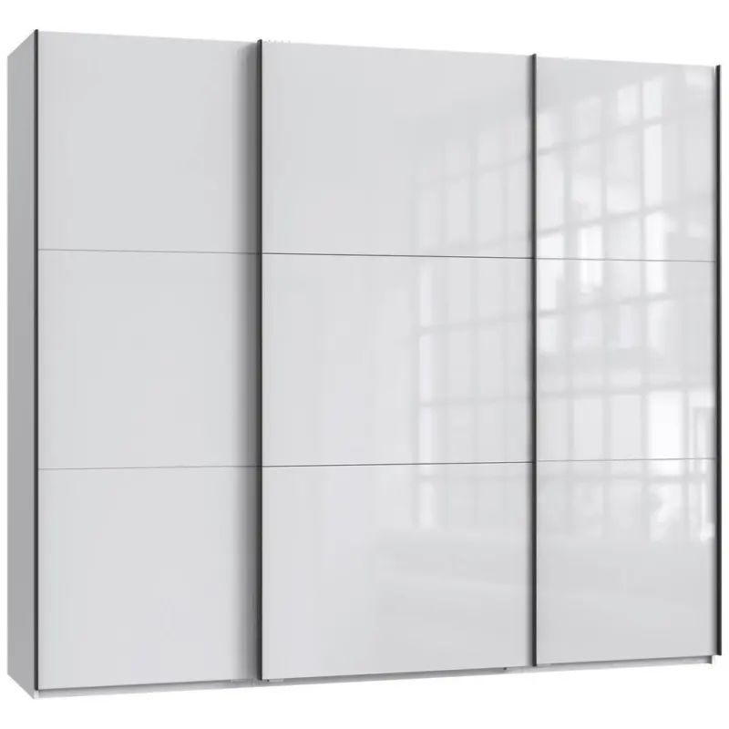 Schwebet&uuml;renschrank in Wei&szlig;