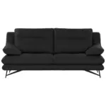 XXXLutz Lauterach - Ihr M&ouml;belhaus bei Bregenz 3-Sitzer-Sofa Cezanne in Echtleder Anthrazit