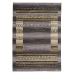 XXXLutz Lauterach - Ihr M&ouml;belhaus bei Bregenz Webteppich 70/140 cm Oculus Braun, Grau, Schwarz, Beige