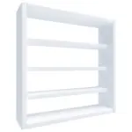 XXXLutz Lauterach - Ihr M&ouml;belhaus bei Bregenz K&uuml;chenregal 40/40/10 cm in Wei&szlig;