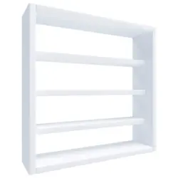 K&uuml;chenregal 40/40/10 cm in Wei&szlig;