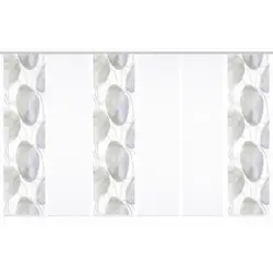 Fl&auml;chenvorhang in Wei&szlig;, Flieder blickdicht