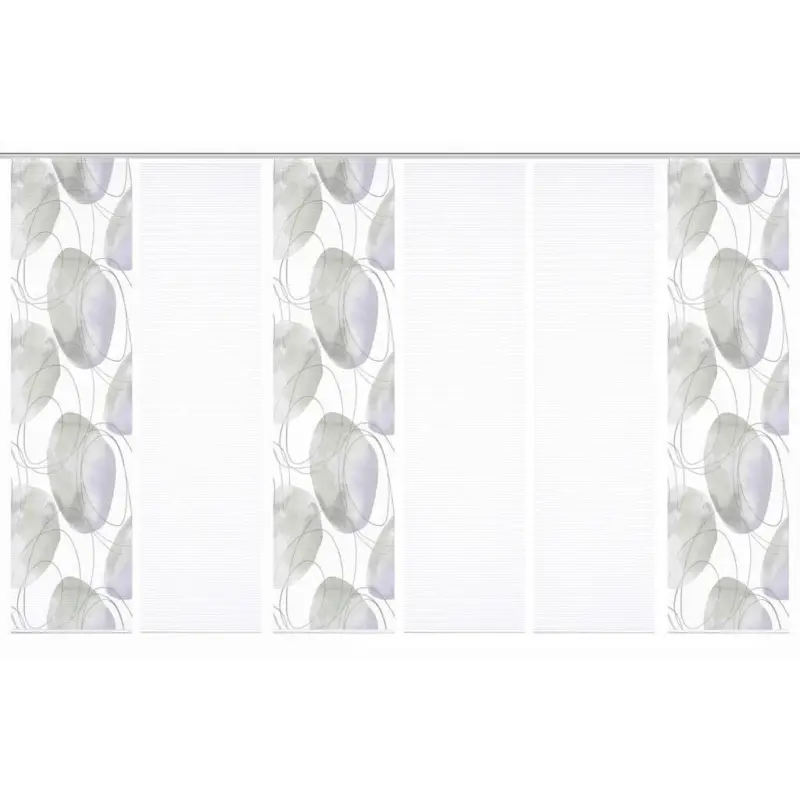 Fl&auml;chenvorhang in Wei&szlig;, Flieder blickdicht