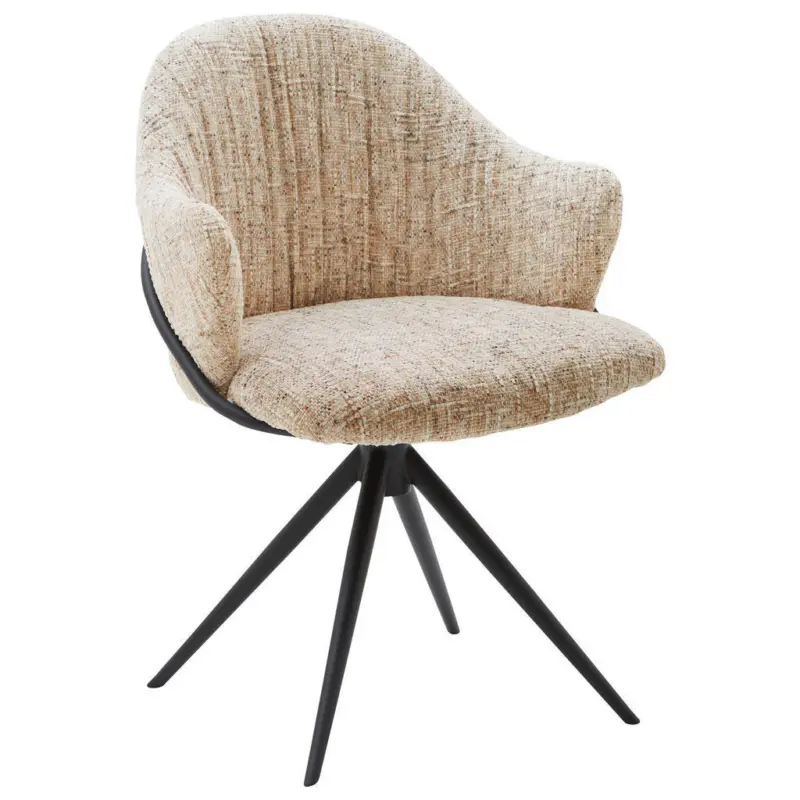 Armlehnstuhl Lederauswahl, Stoffauswahl, Sitzfl&auml;che 360&deg; drehbar beflockt