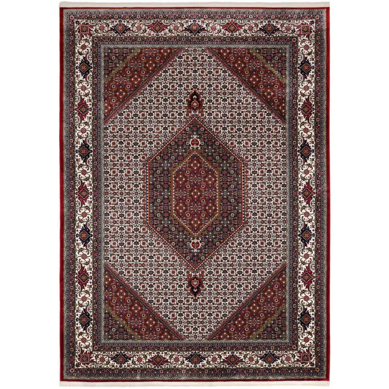 Webteppich 300/400 cm Mithras Bidjar Creme, Rot