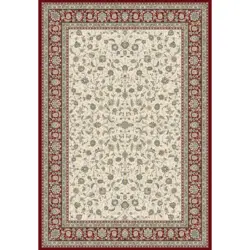 Webteppich 160/230 cm Da Vinci Creme, Rot