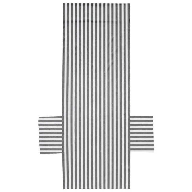 Liegenauflage in Grau, Wei&szlig; Uni