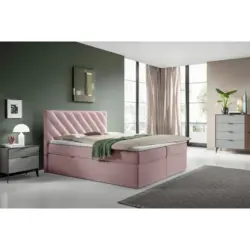 Boxbett 180/200 cm in Rosa