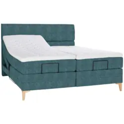 Boxspringbett 180/200 cm in Blau