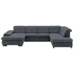 XXXLutz Lauterach - Ihr M&ouml;belhaus bei Bregenz Wohnlandschaft in Webstoff Anthrazit