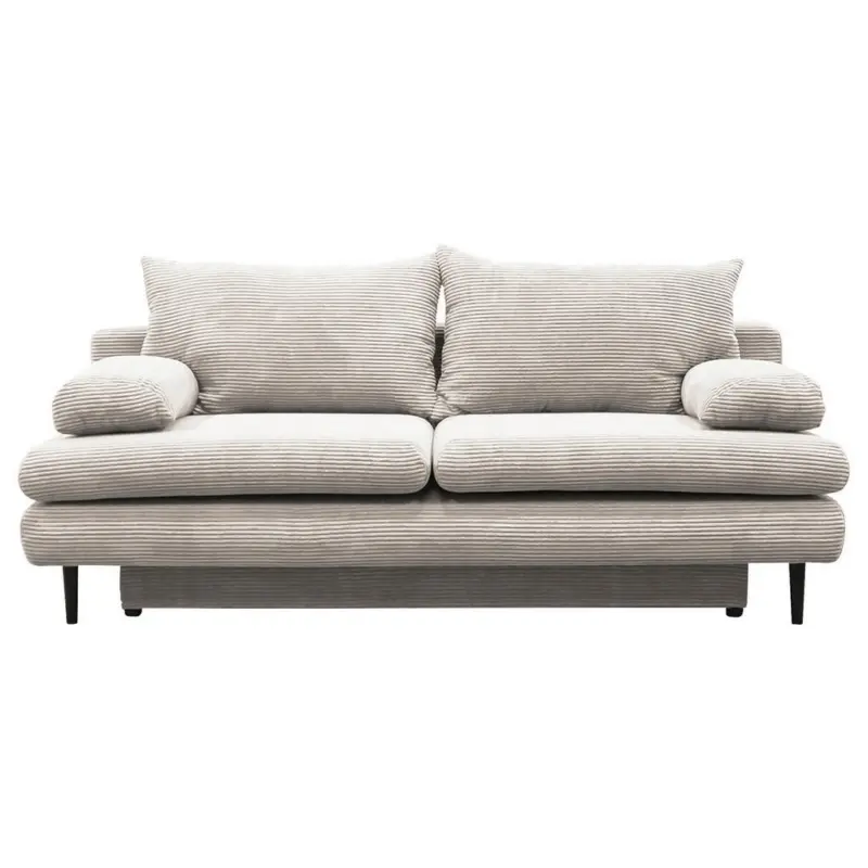 Schlafsofa in Cord Beige