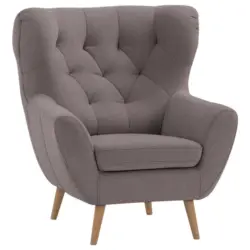 Sessel in Mikrofaser Braun