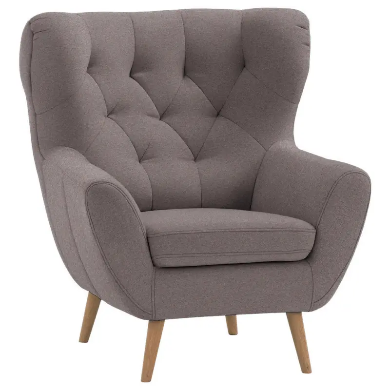 Sessel in Mikrofaser Braun