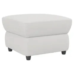 Hocker in Textil Wei&szlig;