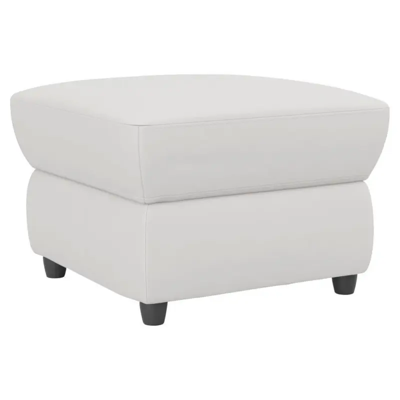 Hocker in Textil Wei&szlig;