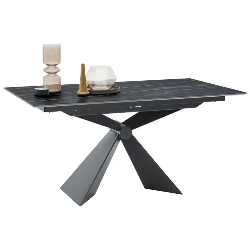 Esstisch in Metall, Keramik 160/90/75 cm