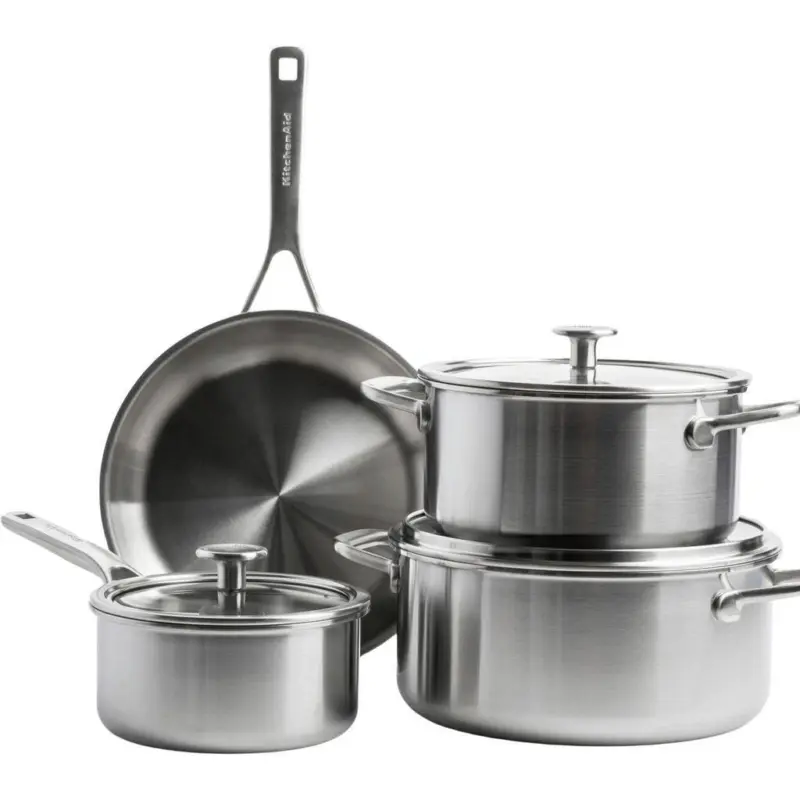 Kochtopfset Multi-Ply Stainless Steel 7-teilig