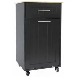 Servierwagen in Schwarz